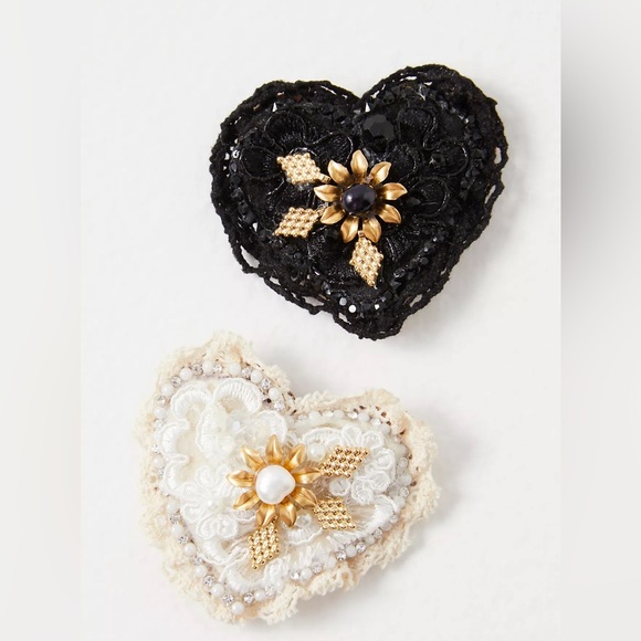 New?Free People-Blanche Clips Set of 2